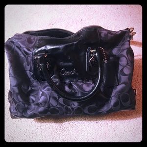 Coach Ashley Satchel in black. Model c1282-f15443